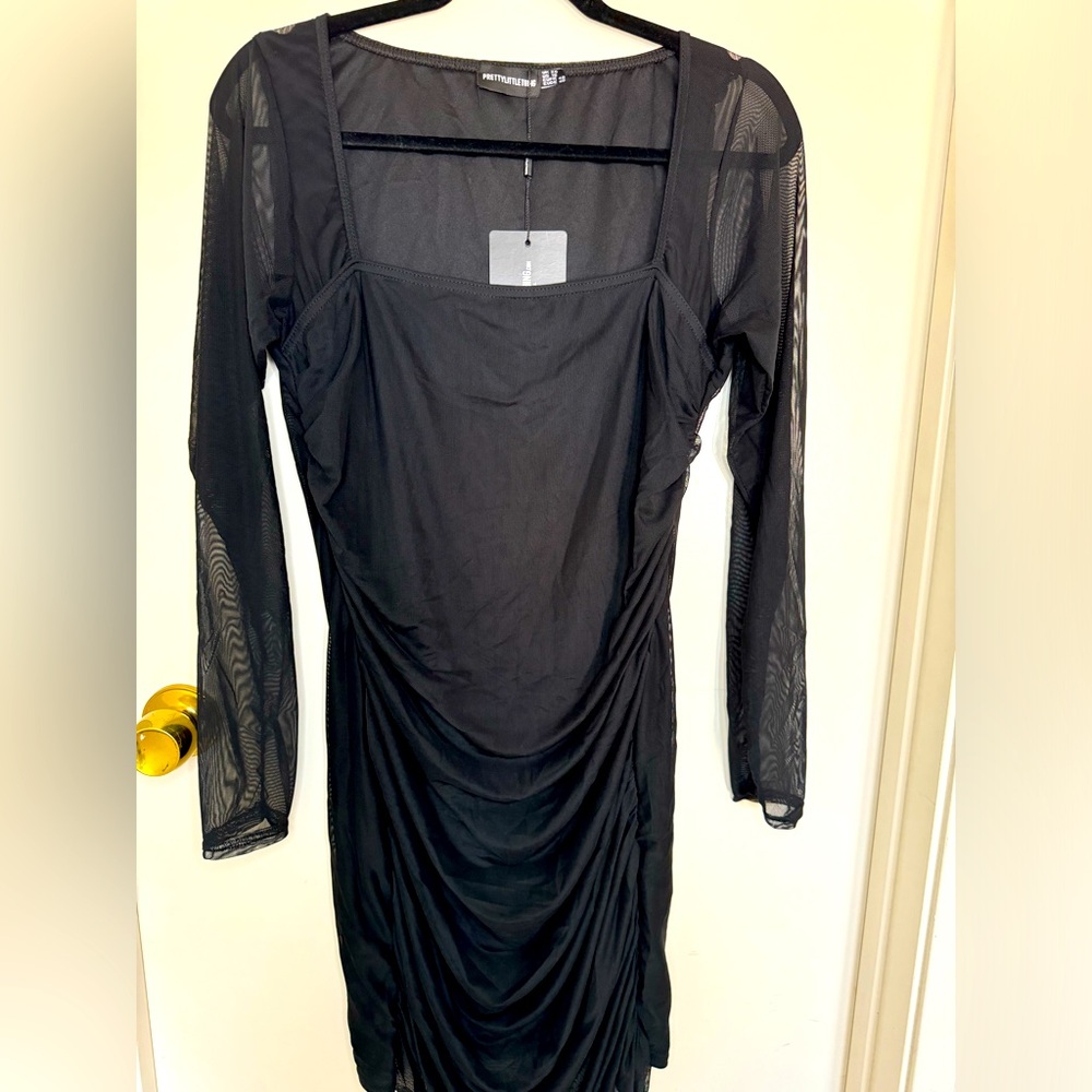 NWT Pretty Little Thing Ruched Dress